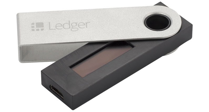 Ledger Nano S hardver tárca